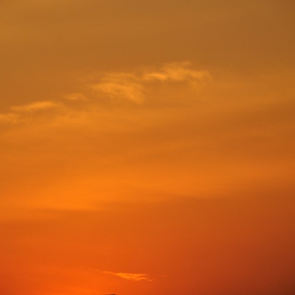 2012新年伊始偶拍落日