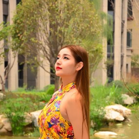 原创<东方丽人>囯金华府人像习作<中>