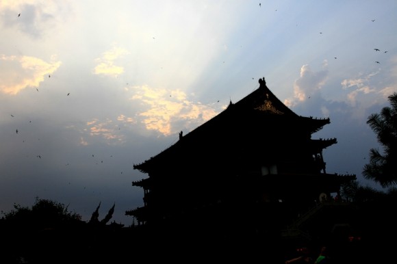 鼓楼上空那片天