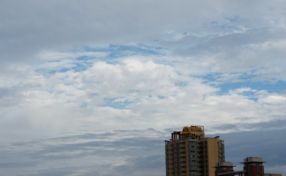 雨过天晴好景象