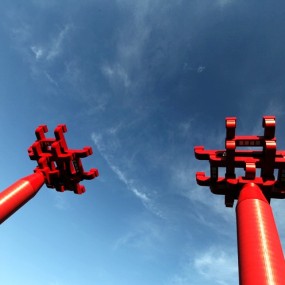 大唐不夜城的高建筑物