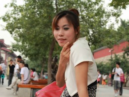 曲江“碗”中靓女