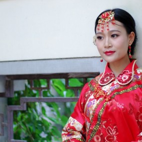 小雁塔“青花瓷”民族风主题人像外拍作业四