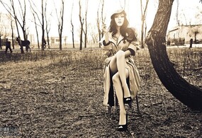 刘子希性感复古美腿