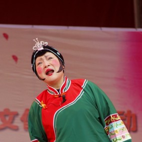 戏曲人物演出抓拍