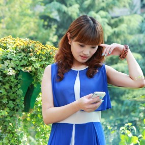 最美白桦林模特片