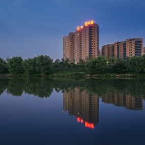 路径建筑摄影－咸阳亿龙金河湾项目