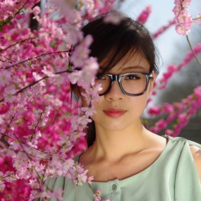 思源学院拍-樱花美女（续）