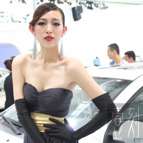 曲江车展之黑衣MM