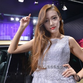 国庆车展拍靓模