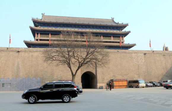 老袁习作；‘西安明城墙’