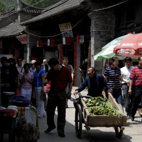 陕南商洛阎村山野风情