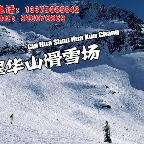 西安翠华山滑雪场——翠华山冰雪国际节!