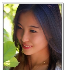 甜甜的笑（植物园外拍)