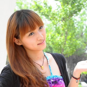 世园会交作业…甜美女生