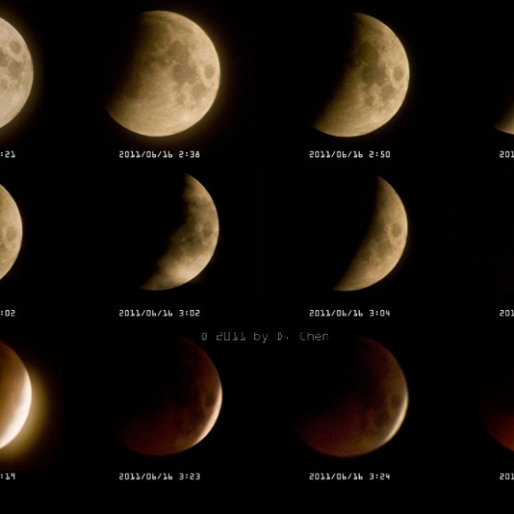 红月当空--6月16日月全食全纪录
