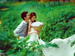 分享我喜欢的婚纱照，西安外景婚纱照