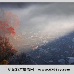 秋天里最美丽的原始村落