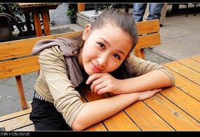 卡片机下的长腿美眉