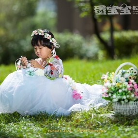 阳光明媚。。。（亲子照）