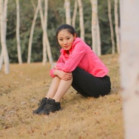 运动公园的美丽眼神