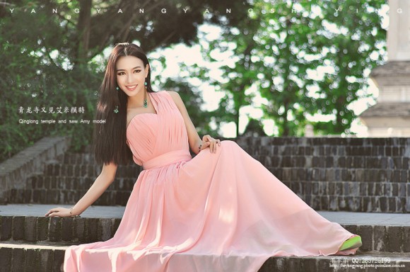 青龙寺又见艾米模特