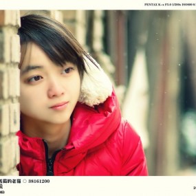 冻的鼻子都红了！