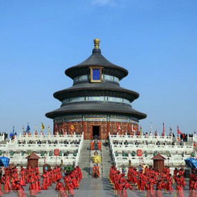 正月初一到初五天坛再现皇家祭天盛典（高清）》【戚连民 摄】