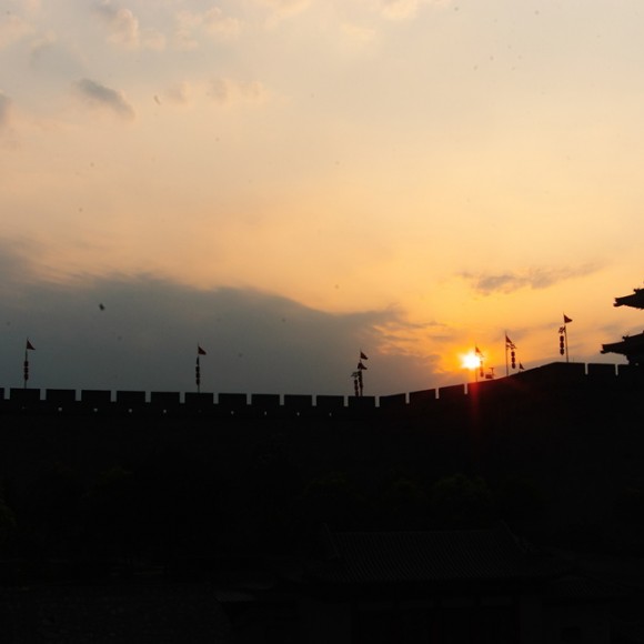 西安城墙东北角角楼