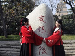 友情无限｜大慈恩寺遗址公园拍摄古装汉服