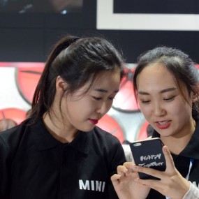 车展上的另类风景