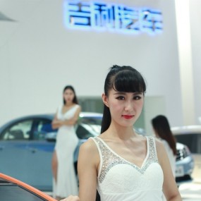 国庆车展拍车模