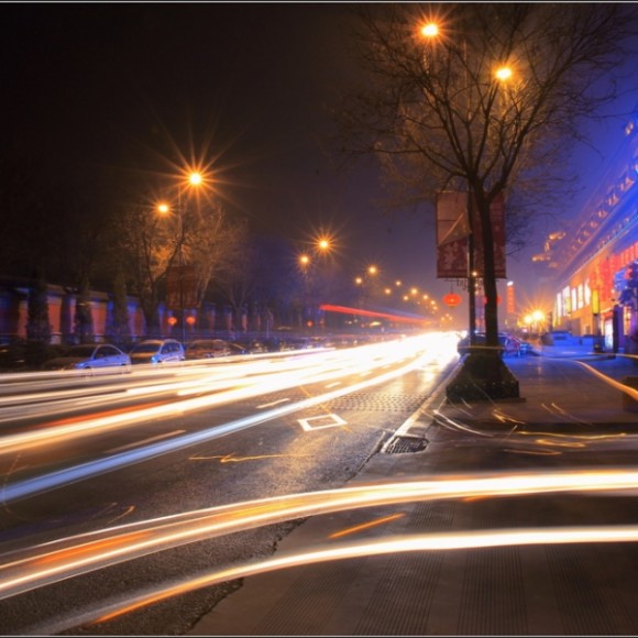 大雁塔夜景再次不同的拍摄————