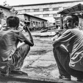 工地上的劳动者（组照之一）