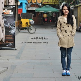 南门咖啡屋偶遇美女
