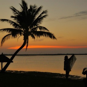 【海边·落日】