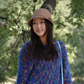 兴庆公园 秋色中的美女（三）