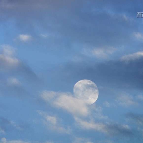 月在云中走