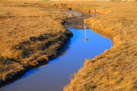 冬日小城风景美