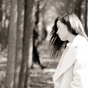 汉服缭绕汉阳林·素雅娇艳秀秋韵