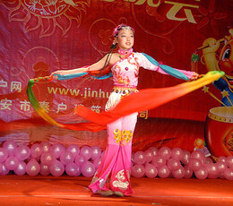 独舞【舞动的彩绸】