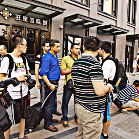 20130707活动拍摄前的精彩小花絮