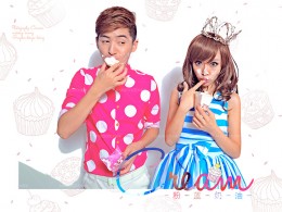 莎莎艺术美学【新概念婚纱】第六季『粉蓝奶油』