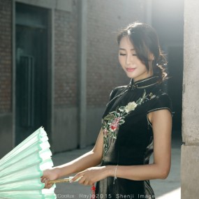 黑色旗袍·典雅之韵