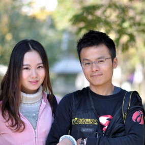 曲江南湖之粉红美眉