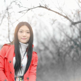 华胥村杏花谷人像活动习作：【杏花倩影】（一）