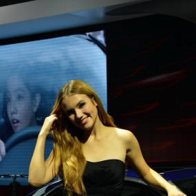 【实拍】西安车模展风姿