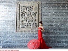 中式旗袍，气质美女