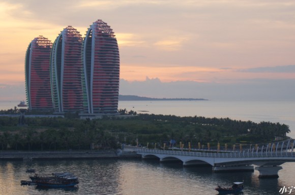 三亚凤凰岛晚霞