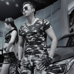 【车模·迷彩妆】